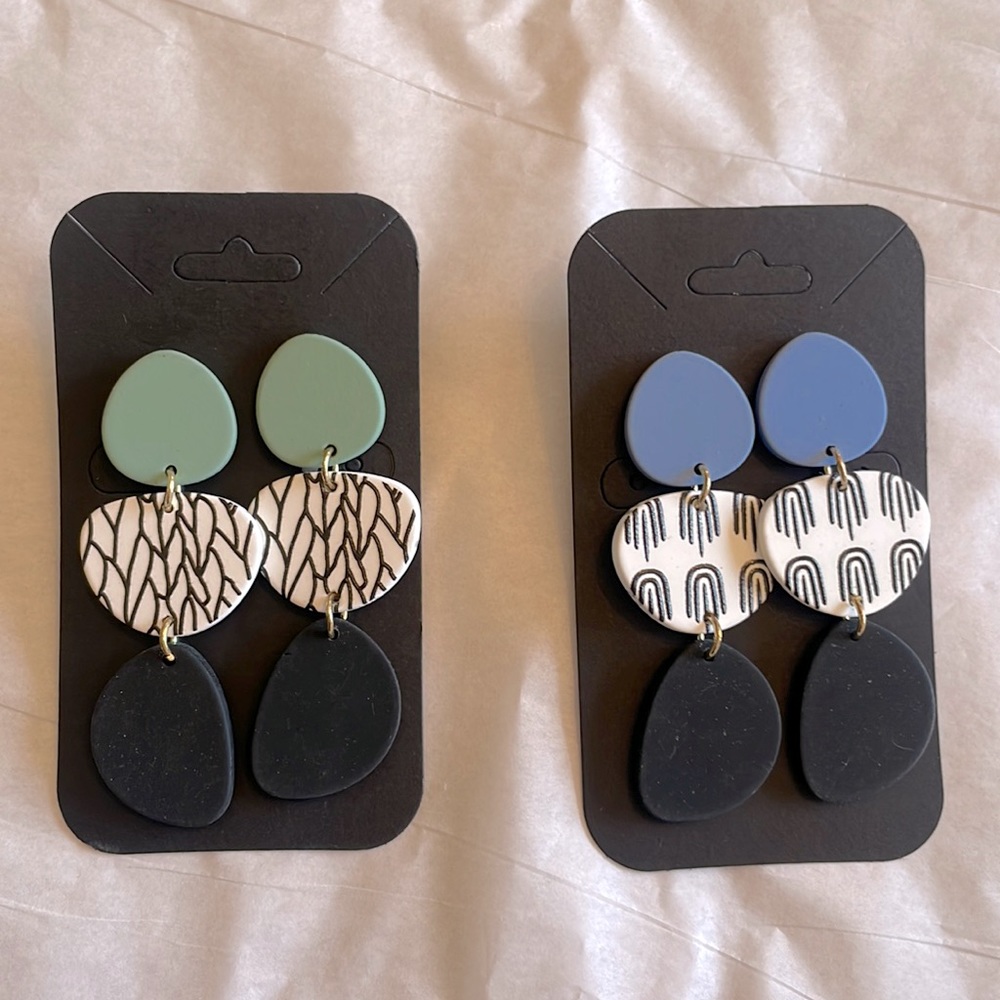Brand new Earrings  set of two! Shipping discount